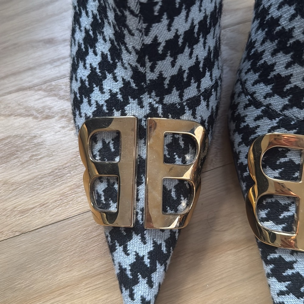 Balenciaga houndstooth ankle booties - Picture 10 of 17